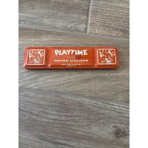 Vintage Playtime Water Colors No 515‎ Tin Arts Painting Made In USA